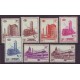 BELGICA 1954 COLIS POSTAUX Yv. 351/7 SERIE DE ESTAMPILLAS NUEVA SIN BISGRA PERO LA GOMA ALGO TONALIZADA 45 EUROS TRENES